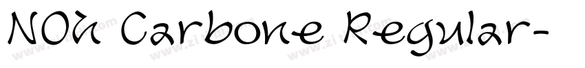 NOh Carbone Regular字体转换